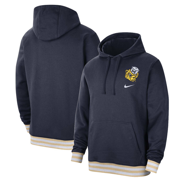 nike retro logo fleece hoodie