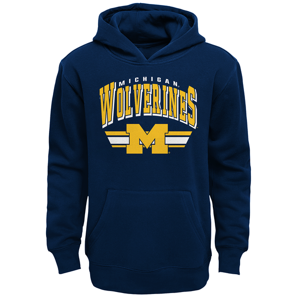 Michigan Wolverines Outerstuff Pre-School MVP Pullover Hoodie - Navy