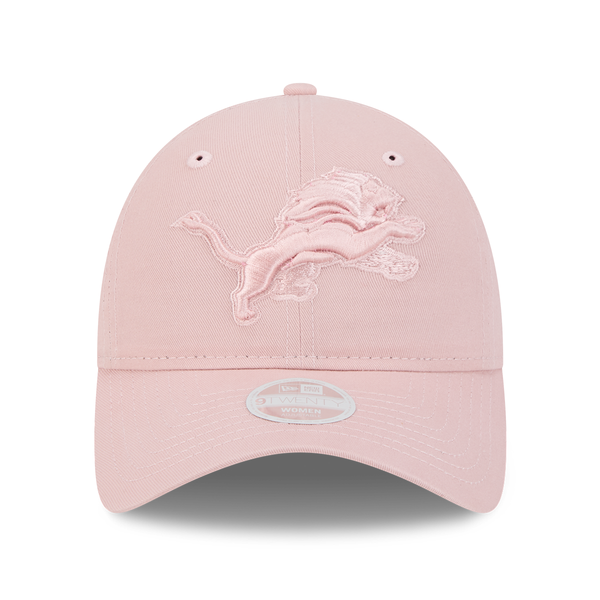 Detroit Lions New Era Women's Evergreen 9Twenty Adjustable Hat - Pink