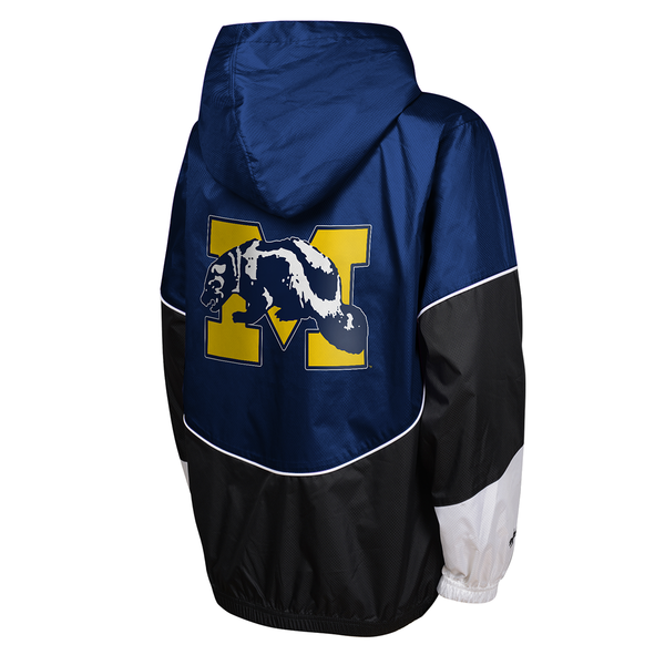 Michigan Wolverines Mitchell & Ness Youth Lightweight Windbreaker - Navy