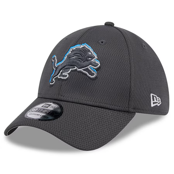 Detroit Lions New Era 2024 NFL Draft 39Thirty Flex Hat - Graphite