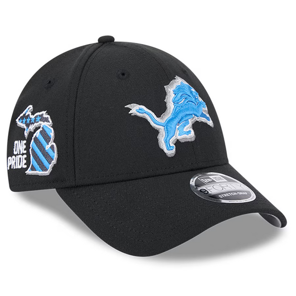 Detroit Lions New Era 2024 NFL Draft 9Forty Adjustable Hat - Black