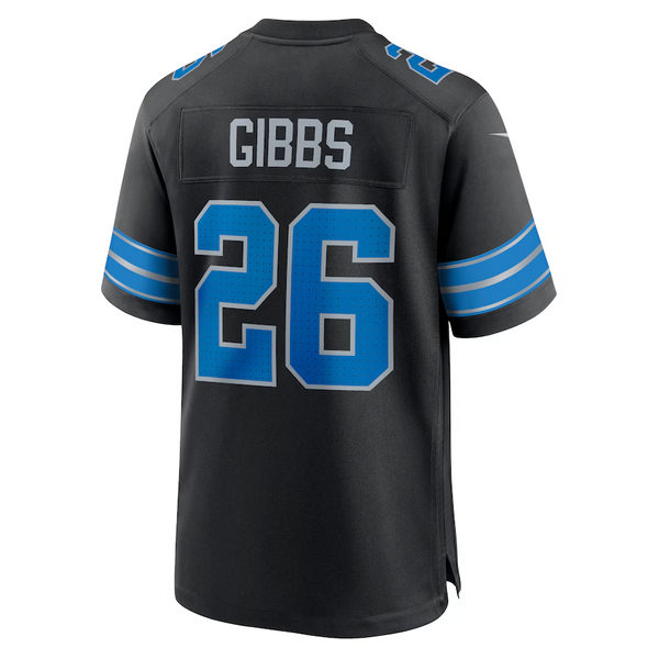 Jahmyr Gibbs Detroit Lions Nike Alternate Game Jersey - Black