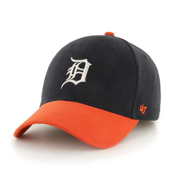 Detroit Tigers 47 Brand Kid's Short Stack Adjustable Hat - Navy