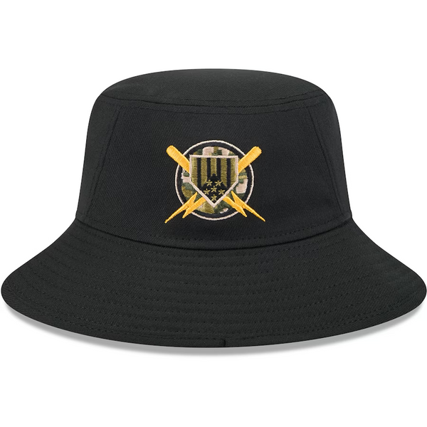 Detroit Tigers New Era 2024 Armed Forces Bucket Hat - Black