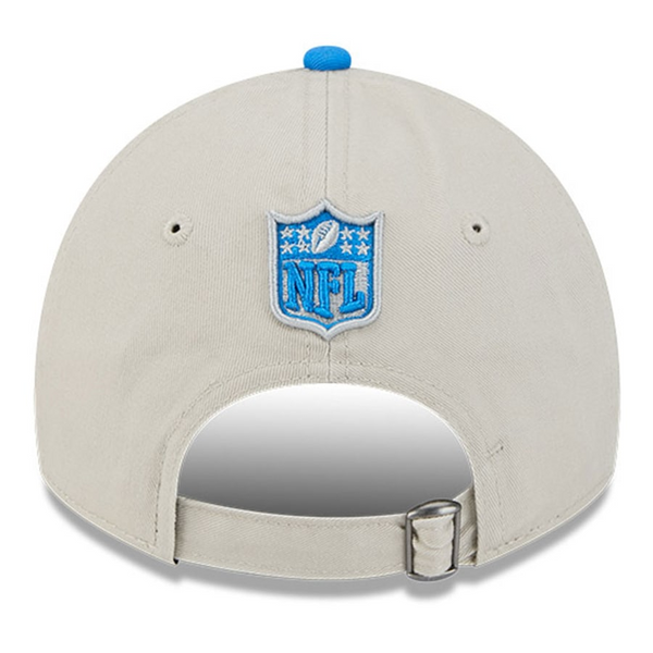 Detroit Lions New Era 2024 Sideline Historic 9TWENTY Adjustable Hat - Stone/Blue