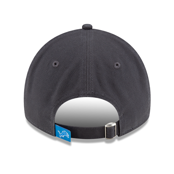 Detroit Lions New Era Core Classic 9TWENTY Adjustable Hat - Graphite