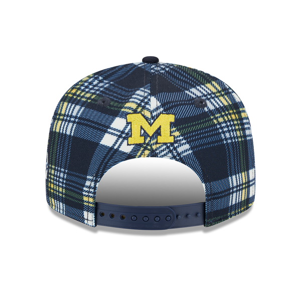Michigan Wolverines New Era Statement 9FIFTY Snapback Hat - Navy