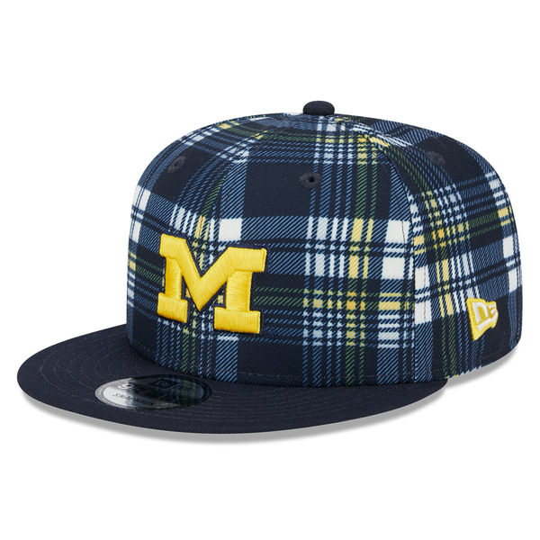Michigan Wolverines New Era Statement 9FIFTY Snapback Hat - Navy