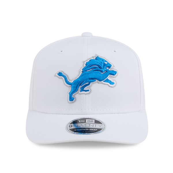 Detroit Lions New Era Performance 9SEVENTY Stretch-Snap Hat - White