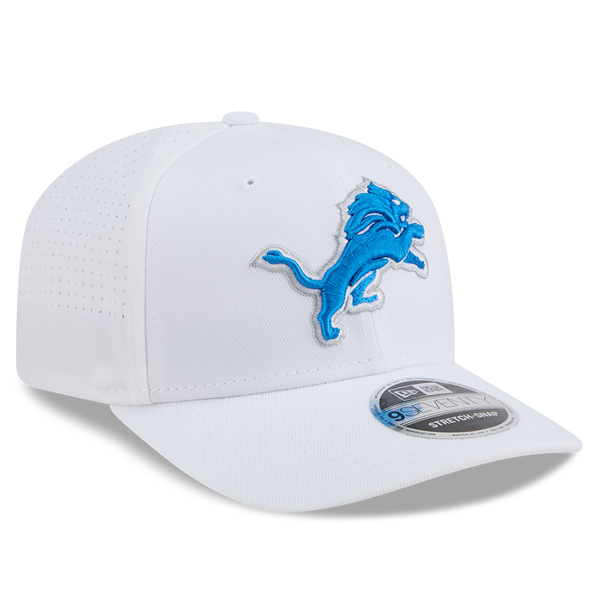 Detroit Lions New Era Performance 9SEVENTY Stretch-Snap Hat - White