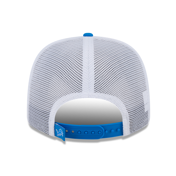 Detroit Lions New Era Trucker 9SEVENTY Stretch-Snap Hat - Blue/White Detroit Lions New Era Trucker 9SEVENTY Stretch-Snap Hat - Blue/White