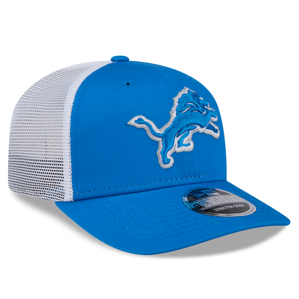 Detroit Lions New Era Trucker 9SEVENTY Stretch-Snap Hat - Blue/White Detroit Lions New Era Trucker 9SEVENTY Stretch-Snap Hat - Blue/White