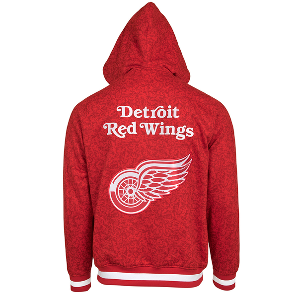 Detroit Red Wings FE Apparel Crew Neck Pullover Hoodie - Red