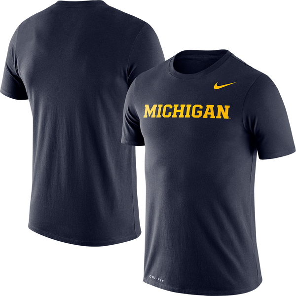Nike University of Michigan Baseball Navy Replica Jersey
