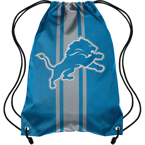 Detroit Lions FOCO Team Stripe Drawstring Bag