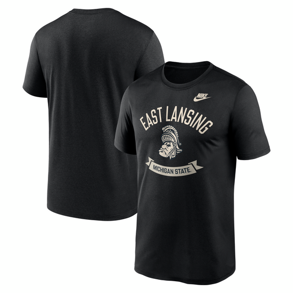 Michigan State Spartans Nike Vault Push Harder Legend T-Shirt - Black