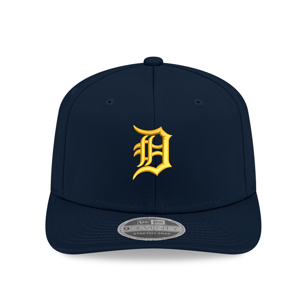 Detroit Tigers x Michigan Wolverines New Era Co-Branded 9SEVENTY Stretch-Snap Hat - Navy