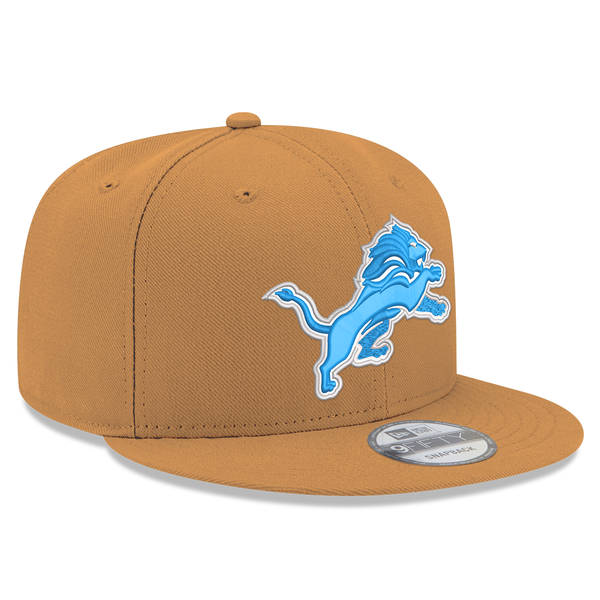 Detroit Lions New Era 9FIFTY Snapback Hat - Light Bronze