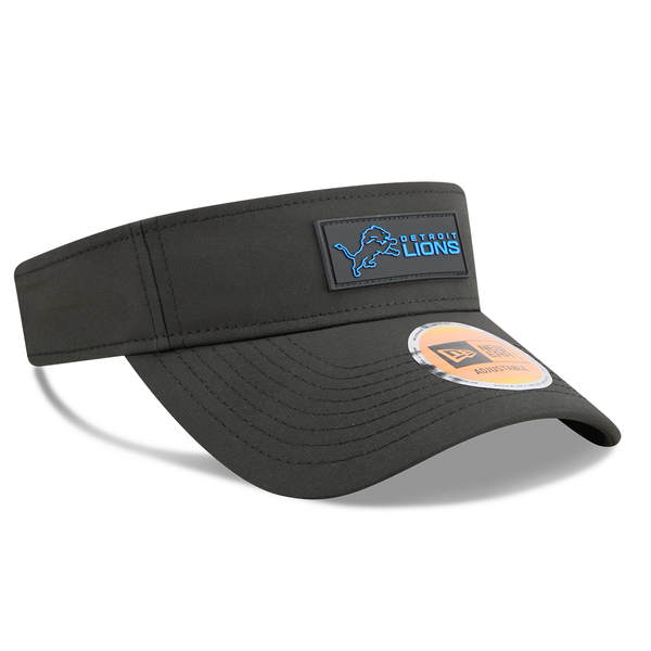 Detroit Lions New Era 2025 Sideline Visor - Black