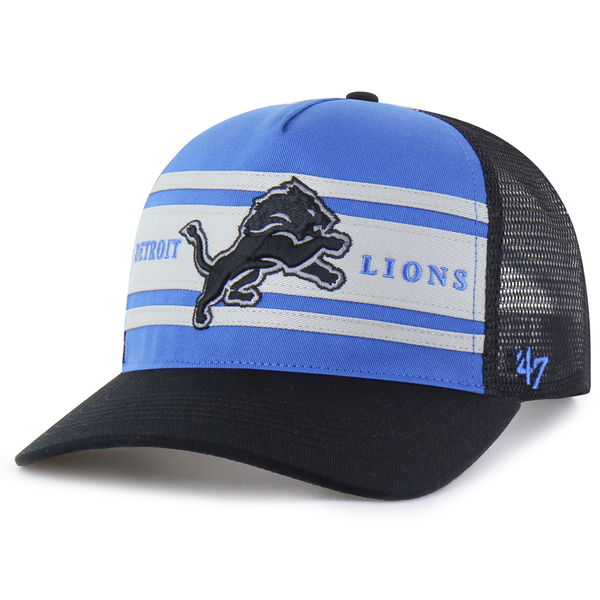 Detroit Lions ’47 Double Header Hitch Adjustable Hat - Blue/Black