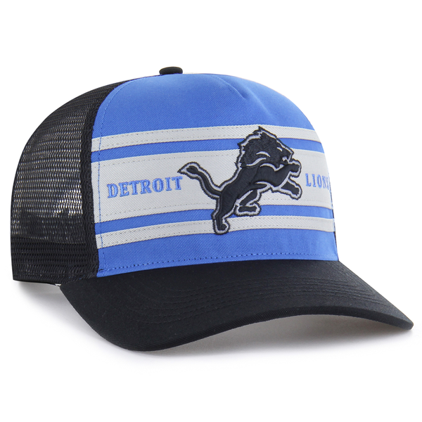 Detroit Lions ’47 Double Header Hitch Adjustable Hat - Blue/Black