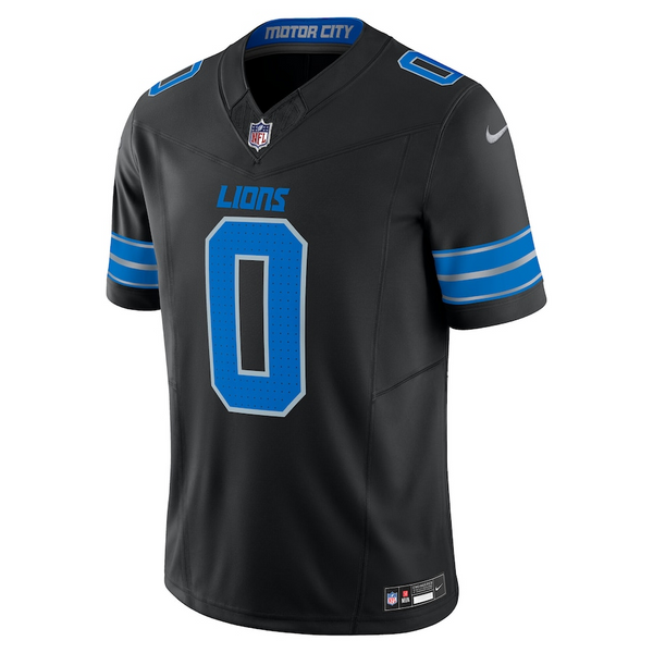 Jahmyr Gibbs Detroit Lions Nike 2025 Alternate Limited Jersey - Black