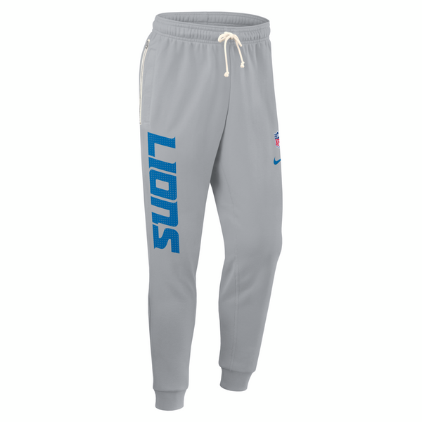 Detroit Lions Nike 2025 Sideline Ground Game Performance Taper Pants - Gray