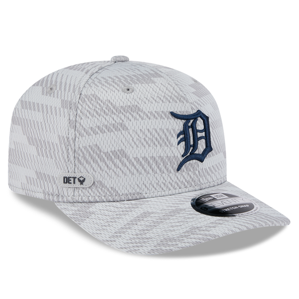 Detroit Tigers New Era 2025 Clubhouse 9SEVENTY Stretch-Snap Hat - Gray