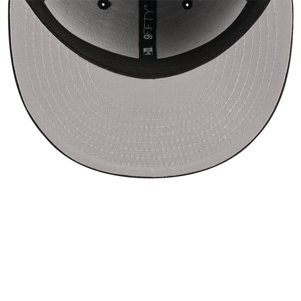 Detroit Tigers New Era Metallic 9FIFTY Snapback Hat - Black