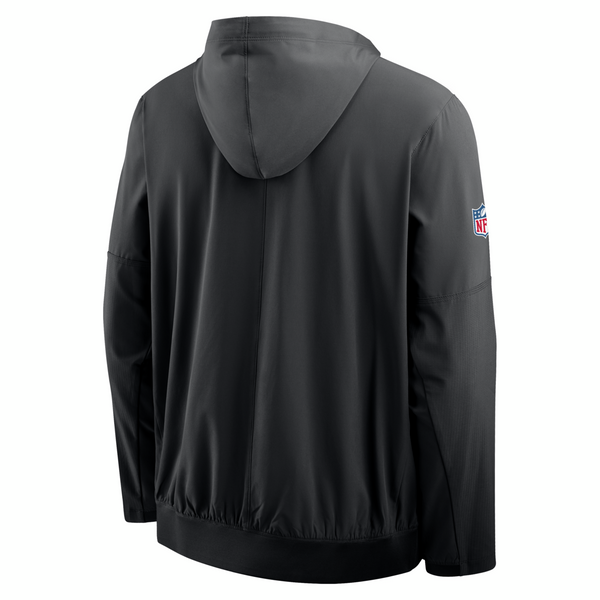 Detroit Lions Nike Sideline Alt Pack Anorak Half-Zip Hoodie Jacket - Black