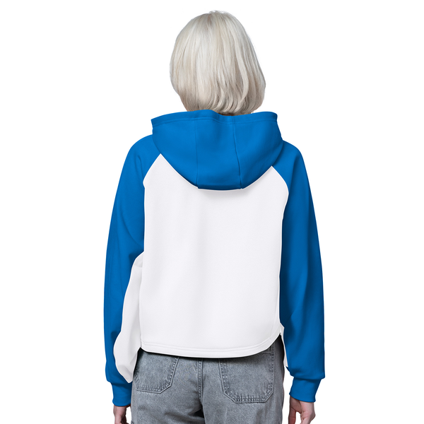 Detroit Lions Starter Women's Bootleg Pullover Hoodie - White