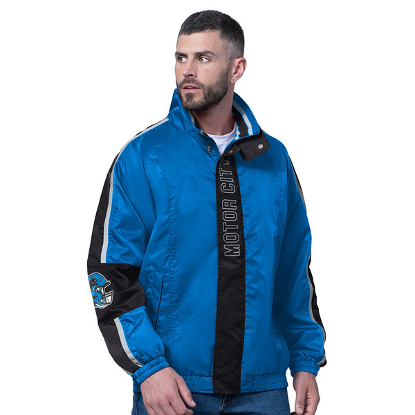 Detroit Lions Starter Freestyle Lightweight Full-Zip Jacket - Blue
