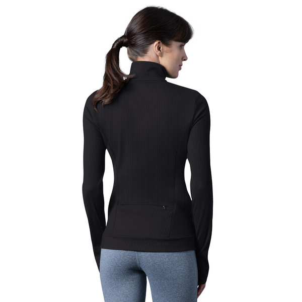 Detroit Lions MSX Women's Jordan Mock Neck 1/2-Zip Jacket - Black Detroit Lions MSX Women's Jordan Mock Neck 1/2-Zip Jacket - Black