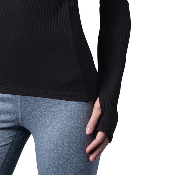 Detroit Lions MSX Women's Jordan Mock Neck 1/2-Zip Jacket - Black Detroit Lions MSX Women's Jordan Mock Neck 1/2-Zip Jacket - Black