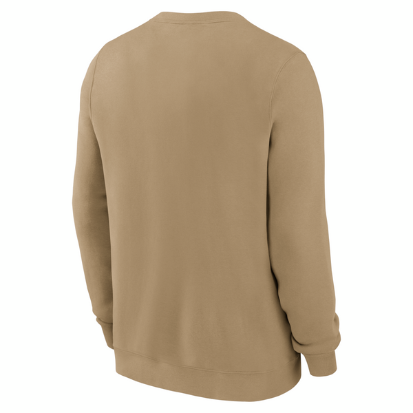 Detroit Lions Nike Swing Pass Rewind Club Pullover Sweatshirt - Tan