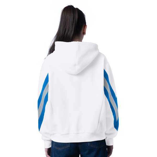 Detroit Lions G-III 4Her Women's Fresh Field Sherpa Pullover Hoodie - White