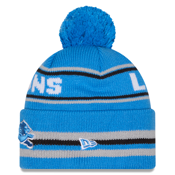 Detroit Lions New Era Youth Classic Knit Hat - Blue Detroit Lions New Era Youth Classic Knit Hat - Blue