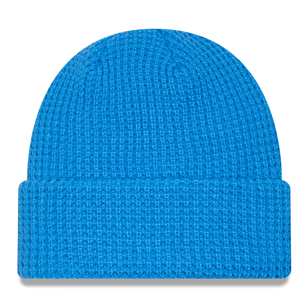 Detroit Lions New Era Waffle Knit Hat - Blue