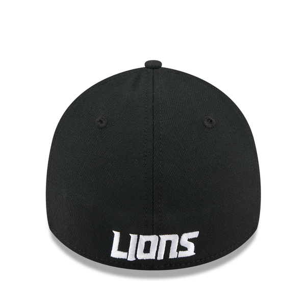 Detroit Lions New Era Kids 39THIRTY Flex Hat - Black