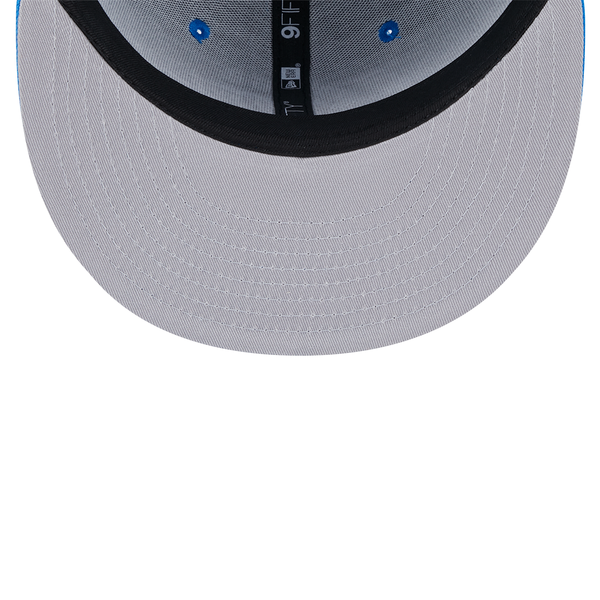 Detroit Lions New Era Script 9FIFTY Snapback Hat - Blue