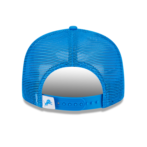 Detroit Lions New Era Youth Classic Trucker 9FIFTY Snapback Hat - Blue