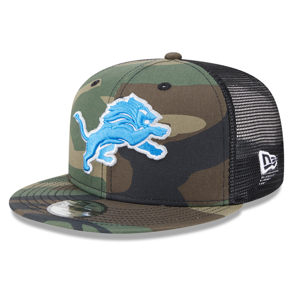 Detroit Lions New Era Youth Classic Trucker 9FIFTY Snapback Hat - Camo
