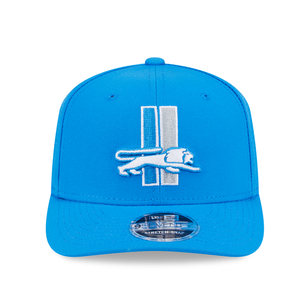 Detroit Lions New Era Retro Performance 9SEVENTY Stretch-Snap Hat - Blue