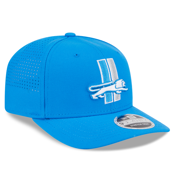 Detroit Lions New Era Retro Performance 9SEVENTY Stretch-Snap Hat - Blue