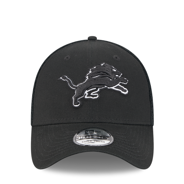 Detroit Lions New Era Kids Neo 39THIRTY Flex Hat - Black