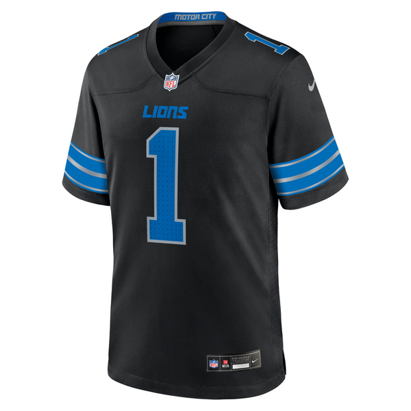 Jameson Williams Detroit Lions Nike Alternate Game Jersey - Black