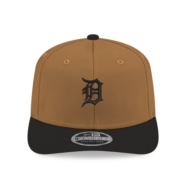 New Era Detroit Tigers 2Tone 9SEVENTY Stretch-Snap Hat - Light Bronze/Black