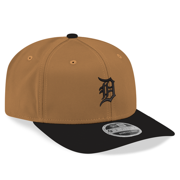 New Era Detroit Tigers 2Tone 9SEVENTY Stretch-Snap Hat - Light Bronze/Black