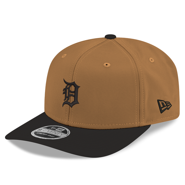 New Era Detroit Tigers 2Tone 9SEVENTY Stretch-Snap Hat - Light Bronze/Black